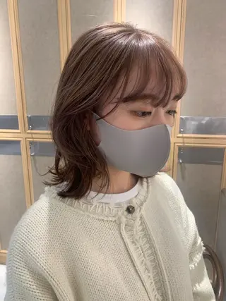 カラー ラベンダー/レイヤー スタイル🤎mamiのヘアスタイル