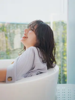 セミロング 柳下 涼のヘアスタイル