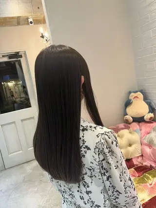 ロング カラー tomoka 推しカラーのヘアスタイル