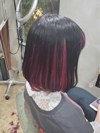 ミディアム カラー Le Lien カジのヘアスタイル