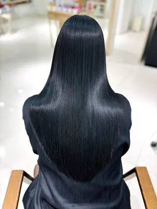 ロング カラー チェリーレッド韓国つ や髪🍒Honokaのヘアスタイル