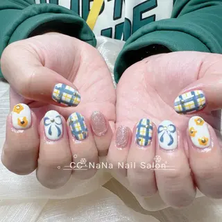 ネイル CC  NaNa ワンホンネイル🌙Nのネイルデザイン