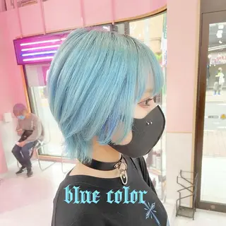 ショート カラー 似合わせパーマ🔥 渡邉愛斗のヘアスタイル