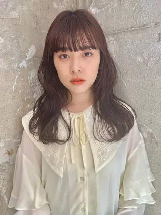 セミロング カラー 暖色カラー/ブリーチ /かしむらゆうかのヘアスタイル