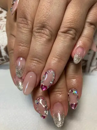 ネイル rukianail 新里のネイルデザイン