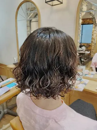 ミディアム パーマ Watanabe. cのヘアスタイル