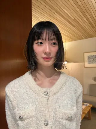 ショート カラー ボブ/レイヤーカット ✂︎ AYUMIのヘアスタイル