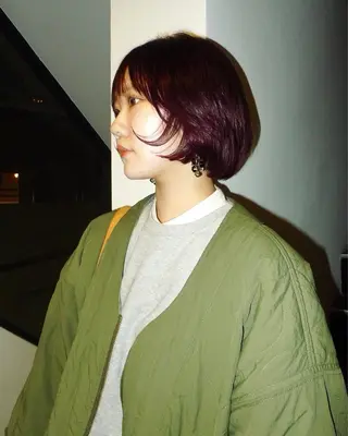 ショート カラー ファッションに 溶け込むstyleのヘアスタイル