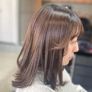 ミディアム ♡HARUKA/縮毛 /髪質改善/BOBのヘアスタイル