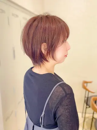 ショート カラー GIEN 末吉 海斗のヘアスタイル