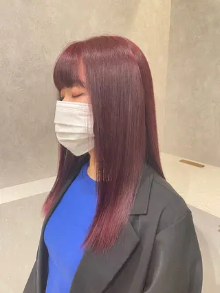 ロング カラー 韓国ヘア🇰🇷透明 感カラー/yui💞のヘアスタイル