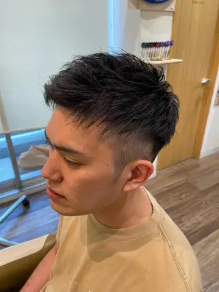 ショート メンズ メンズパーマ 北原寿樹のヘアスタイル