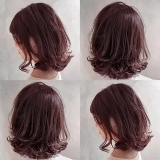 ミディアム ANDO HIKARIのヘアスタイル