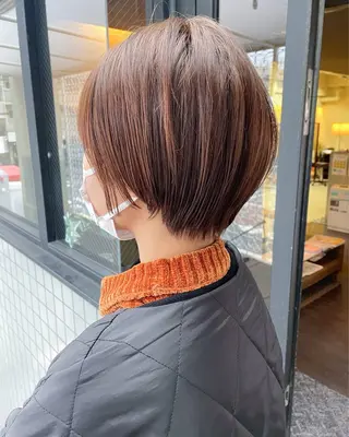 ショート カラー SAKURA🌸 レイヤー/グレージュのヘアスタイル