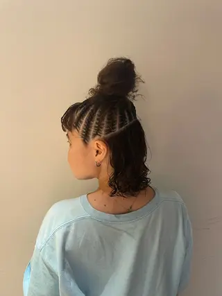 パーマ ヘアアレンジ 松井 駿のヘアスタイル