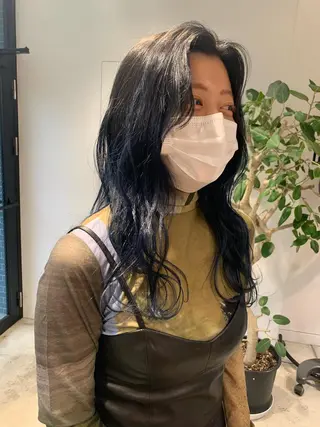 ロング カラー ヘアアレンジ メンズパーマの達人 🌟川内絵人のヘアスタイル