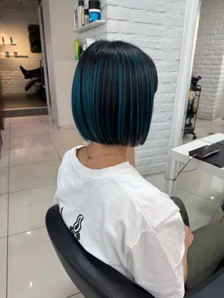 ショート カラー 【予防美容特化】 髪質改善ブリーチのヘアスタイル