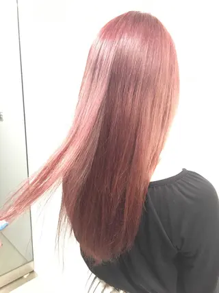 セミロング カラー c& ちはるのヘアスタイル