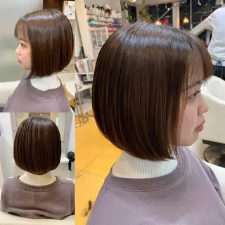 ショート カラー ヘアケアベースウィズ所属・柳川 玲也のヘアスタイル