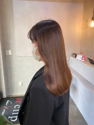 ミディアム ere 代々木公園所属・みほ/ニュアンス/ モード/艶カラーのヘアスタイル
