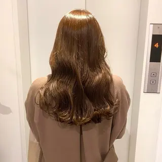 ロング カラー アオイ🩵暖色 /まろやかカラーのヘアスタイル