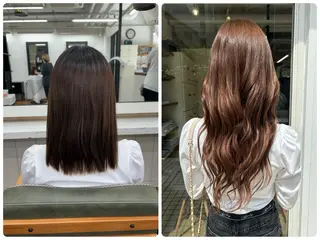 カラー 香野 優子のヘアスタイル