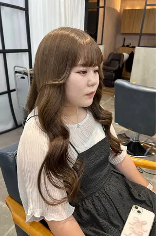 ロング カラー newi梅田🫧韓国 ヘア🫧sakiのヘアスタイル