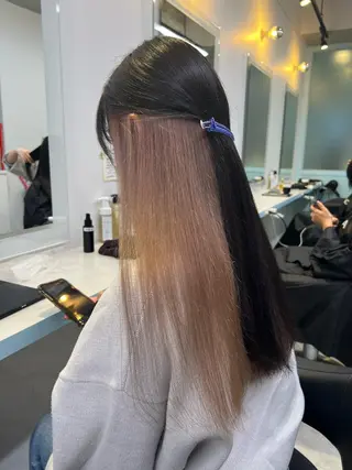 セミロング カラー 🎨透明感モテカラー DAIKI🎨のヘアスタイル