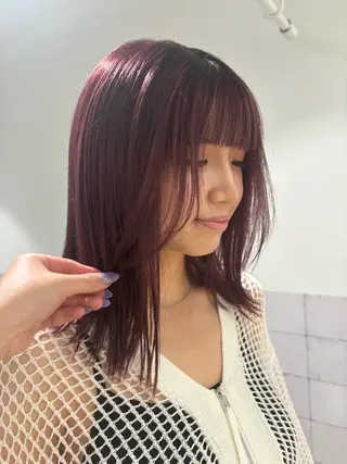 カラー AO所属・Haruka🌺 /ボブ/海外ヘアのヘアスタイル