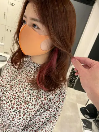 ミディアム カラー 髪質改善×透明感× トレンド/杉田 圭のヘアスタイル