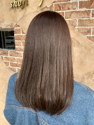 セミロング カラー anno hair salon所属・艶カラー/ Nanamiのヘアスタイル