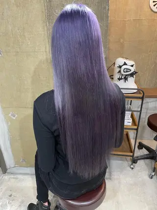 ロング カラー uru"所属・uru" すずきさゆりのヘアスタイル