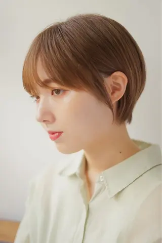 ショート 骨格/顔タイプ/ パーソナルカラー菅原のヘアスタイル