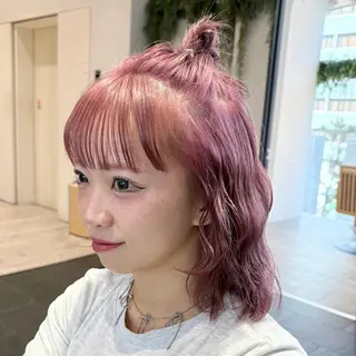ヘアアレンジ VIEW Shinsaibashi所属・小顔顔周りカット/ ヘアアレンジ/ほのかのヘアスタイル