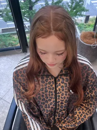 ロング カラー PELE/ハイトーン /NATSUKIのヘアスタイル