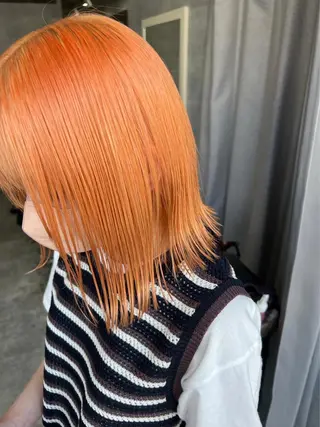 ミディアム カラー シアン　橋本店所属・SHIAN 橋本 Daikiのヘアスタイル