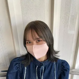 ミディアム はまだ かんたのヘアスタイル