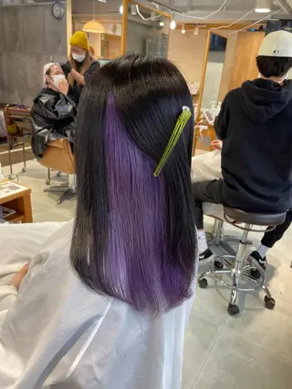 セミロング 馴染み100%🔥 エクステ/daikiのヘアスタイル