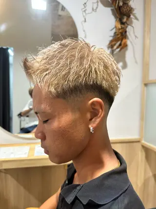 ショート メンズ ヒロ銀座barber shop 大阪本店所属・平田 翔也のヘアスタイル