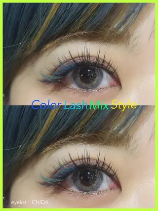 マツエク・マツパ 梅田ハイトーン チダ ヒナノのヘアスタイル