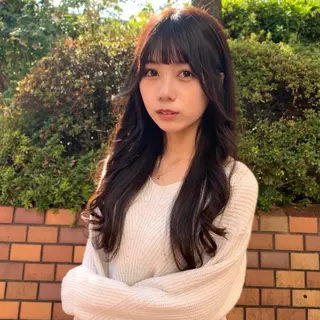 ロング カラー ✨️美髪矯正×似合わ せ艶カラー✨藤田透のヘアスタイル