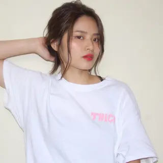 ショート ヘアアレンジ 上川 美幸のヘアスタイル