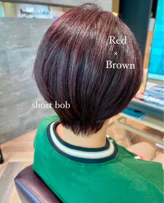 ショート 加納千華 /ボブ/ぱつっとボブのヘアスタイル