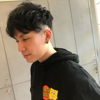 メンズ 古屋 花織のヘアスタイル