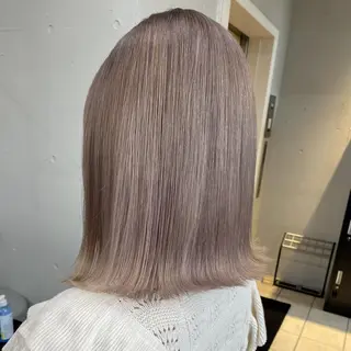 カラー ハイトーンカラー😺 横山雪奈のヘアスタイル