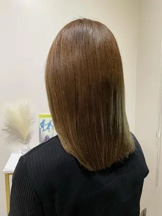 ミディアム カラー 🦢透明感カラー ayaka🌹のヘアスタイル