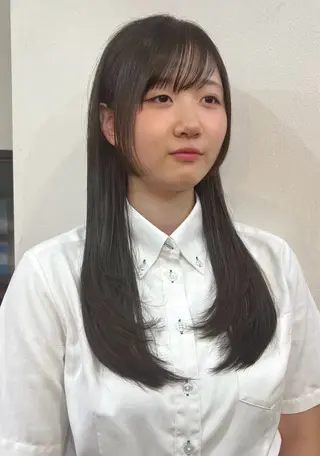 ロング 韓国ヘア 🎀華澄のヘアスタイル