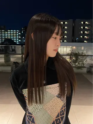 ロング 園田 渉 ◤SHIKIO◢のヘアスタイル