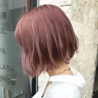 ショート カラー パーマ ヘアアレンジ メンズ キッズ ネイル マツエク・マツパ uno pulir所属・トップスタイリスト 永尾拓也のヘアスタイル