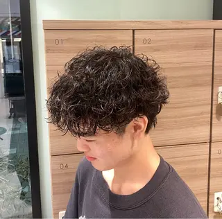 パーマ chinatsu ໒꒱ ‧₊˚のヘアスタイル